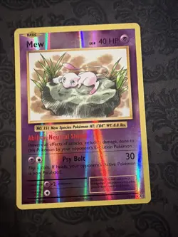 Pokemon Mew TCG Evolutions 53/108 Reverse Holo Holo Rare - Image 1