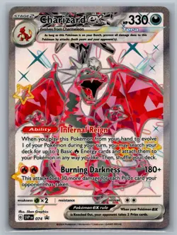Charizard ex 074 Holo Promo Scarlet & Violet Promo Pokemon Near Mint - Image 1