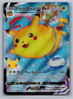 Flying Pikachu VMAX 007/025 Holo VMAX Rare Celebrations Pokemon Near Mint - Image 1