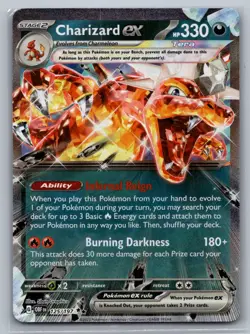 Charizard ex 125/197 Double Rare Obsidian Flames Pokemon Near Mint - Image 1