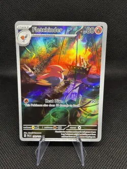 Pokemon TCG Fletchinder 199/193 Illustration Rare Paldea Evolved NM - Image 3