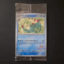 Pokemon Illustration Contest 2024 Promo SEALED Feraligatr Pikachu & Toxtricity - Image 1