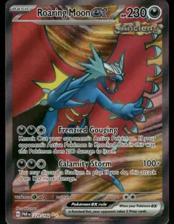 2023 Roaring Moon ex 229/182 Ultra Rare Holo NM Pokemon SV04: Paradox Rift - Image 1