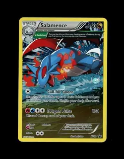 2015 Pokemon BLACK STAR PROMO SALAMENCE FULL ART HOLO XY59! LP - Image 1