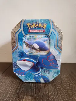 Pokemon Legends of Hoenn 2015 Kyogre-EX tin-Factory SEALED - Image 1