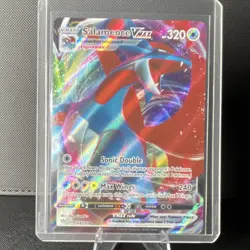 Pokemon Salamence VMAX 144/189 Darkness Ablaze Ultra Rare Full Art Holo NM - Image 4