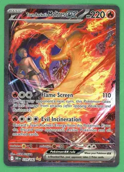 Team Rocket's Moltres Ex Pokemon Destined Rivals SIR 229/182 - Image 1