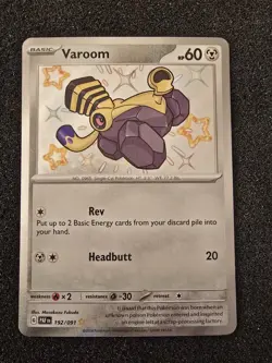 Varoom 192/091 - Shiny Rare - NM - Paldean Fates - Pokemon TCG - Image 1