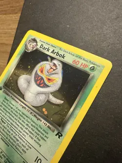 Pokemon TCG FIRST EDITION TEAM ROCKET Dark Arbok HOLO 2/82 - Image 4