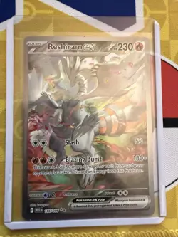 Pokemon TCG Reshiram Holo Full Art Sir 166/086 White Flare English - Image 1
