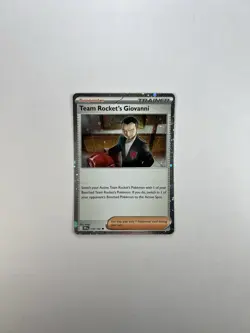 Team Rocket's Giovanni 174/182 Cosmos Holo Pokemon Destined Rivals - NM - Image 1