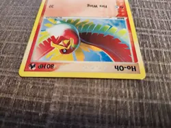 Ho-Oh 1/17 Pop Series 5 Unlimited Edition Holo Rare Card Pokemon TCG NM - Image 4