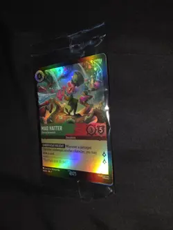Mad Hatter Unruly Eccentric D23 Lorcana Promo Foil NM Sealed - Image 1
