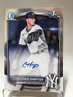 2025 BOWMAN CHROME CHASE HAMPTON 1st BOWMAN AUTOGRAPH - Image 4