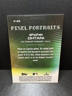 Shohei Ohtani- 2025 Bowman Best - Pixel Portraits - Image 2