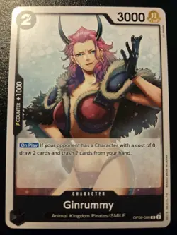 Ginrummy OP08-086 Common Two Legends One Piece Card Game - Image 1