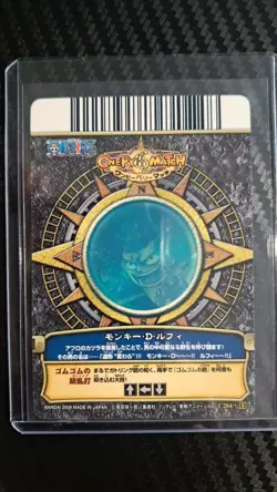One Piece 2009 BANDAI BERRY MATCH AFRO LUFFY C284 SCARCE VINTAGE CARD - Image 2