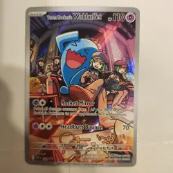 Team Rocket's Wobbuffet 203 - SV: Scarlet & Violet Promo Cards Holo - PTCG - Image 1