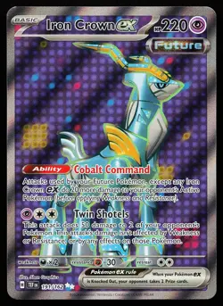 Iron Crown ex 191/162 Ultra Rare Temporal Forces Pokemon Card - Image 1
