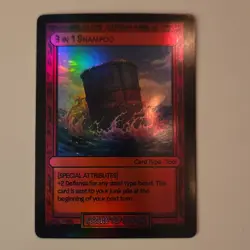 Divorced Dads 3 in 1 Shampoo Court of Chaos Tool Card Foil Card Stock Standard - Image 1