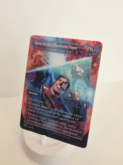 Mtg Magic Drown In The Loch Superman Borderless Playtest Card DC Comics NM - Image 1