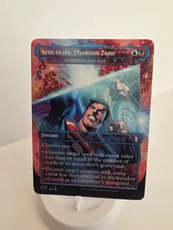 Mtg Magic Drown In The Loch Superman Borderless Playtest Card DC Comics NM - Image 2