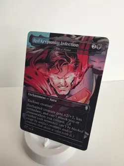 Mtg Magic Vow Of Malice Superman DC Comics Borderless Playtest Card Matte NM - Image 1