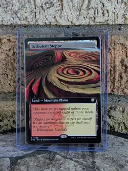 Turbulent Steppe (Extended Art) MTG SOC #0106 Pack Fresh Secrets of Strixhaven - Image 1