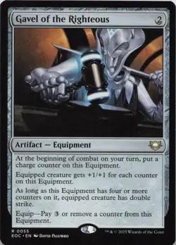 Gavel of the Righteous R Commander: Edge of Eternities 55 NM MTG - Image 1