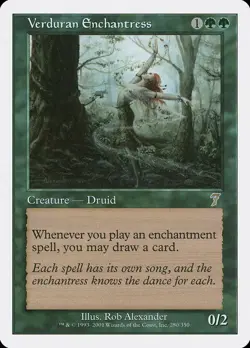 Verduran Enchantress [Seventh Edition] - Image 1