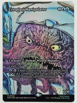 Magic: The Gathering PZA M 0005 Cytoplast Manipulator (Borderless) Foil TMNT - Image 1