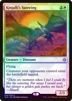 Kinjalli's Sunwing FOIL Ixalan NM White Rare MAGIC THE GATHERING CARD ABUGames - Image 1