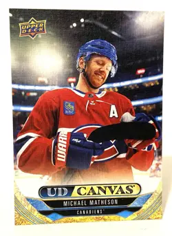 Upper Deck Montreal Canadiens UD Canvas 6 Card Lot - 2 Young Guns - Image 4