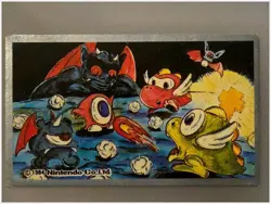 Devil World Nintendo Famicom Collection 1984 No.68 Japan Vintage Menko Card - Image 1