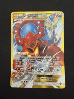 Pokemon Volcanion EX Secret Rare Holo 115/114 XY - Steam Siege TCG - Image 1