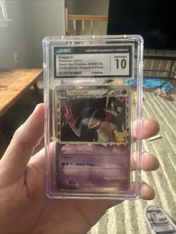 2021 Pokemon Celebrations Black Star Promos Dragapult Prime SWSH132 CGC 10 - Image 1
