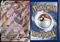 2021 Pokemon SWSH Evolving Skies Espeon VMAX #065/203 NM - Image 1