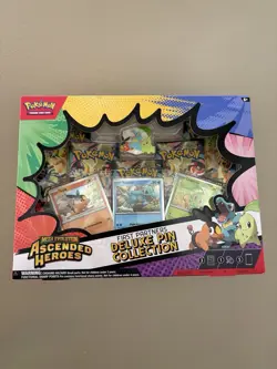 Pokemon TCG Ascended Heroes First Partners Deluxe Pin Collection New Sealed - Image 1