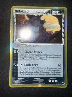 1x Nidoking (Delta Species) - 6/101 - Holo Rare MP Pokemon EX - Drag - Image 3