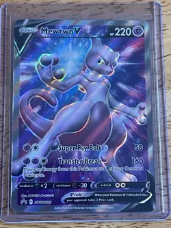 Mewtwo V SWSH229 Black Star Promo Sword & Shield Promo Pokemon - Image 1
