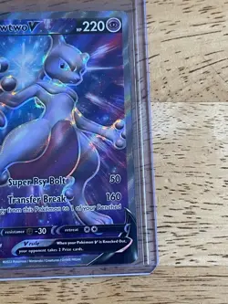 Mewtwo V SWSH229 Black Star Promo Sword & Shield Promo Pokemon - Image 2