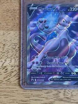Mewtwo V SWSH229 Black Star Promo Sword & Shield Promo Pokemon - Image 5