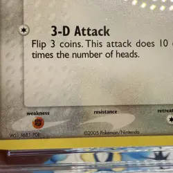 CGC 10 Porygon EX Unseen Forces 2005 69/115 - Image 5