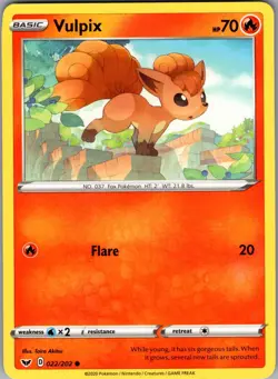 Vulpix 022/202 - Sword & Shield NM - Pokemon TCG - Image 1