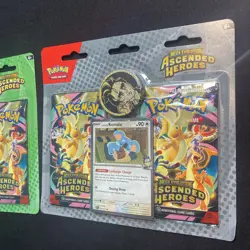 LOT OF 2 Pokemon TCG Ascended Heroes 2-Pack Blister Erika & Larry FACTORY SEALED - Image 3