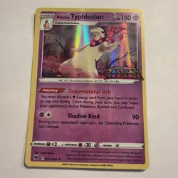 Hisuian Typhlosion 052/189 Pokemon Astral Radiance Stamped Gamestop Exclusive - Image 1