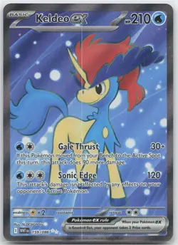 Pokemon : Keldeo ex - 159/086 SV: White Flare 159/086 : Holo Ultra Rare - Image 1