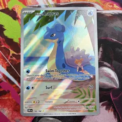 Pokemon Misty’s Lapras 194/182 Destined Rivals Full Art Illustration Rare NM - Image 1