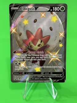 ⭐⭐⭐Pokemon Eldegoss V Sword & Shield Black Star Promo Full Art SWSH084 NM!!!⭐⭐⭐ - Image 1