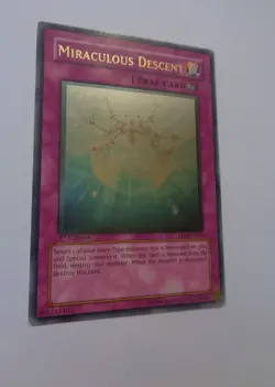 Miraculous Descent EOJ-EN058 (Ultimate Rare, 1st Edition, Lightly Played / LP) - Image 1